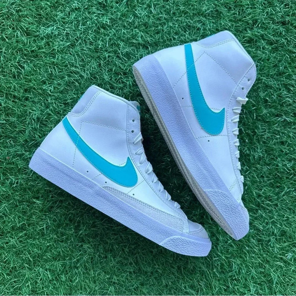 Nike Blazer Mid ‘77 Ki Summit White / Dusty Cactus (Teal) - Picture 2 of 8